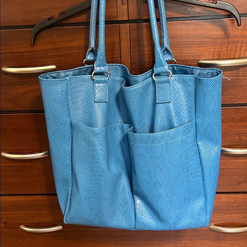 Neiman Marcus Vibrant Blue Tote Bag